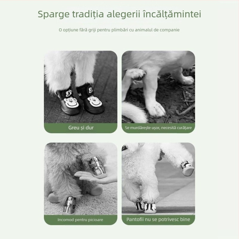 Acoperitoare de picioare pentru câini, de unică folosință – impermeabile, pentru plimbări