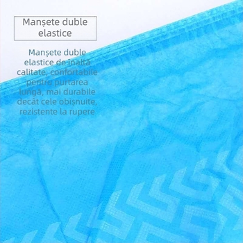 Capace de pantofi din material nețesut, de unică folosință, pentru adulți, protecție împotriva prafului, utilizare în interior
