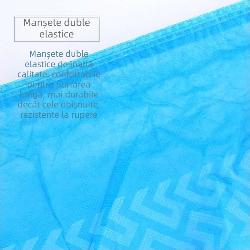 Capace de pantofi din material nețesut, de unică folosință, pentru adulți, protecție împotriva prafului, utilizare în interior