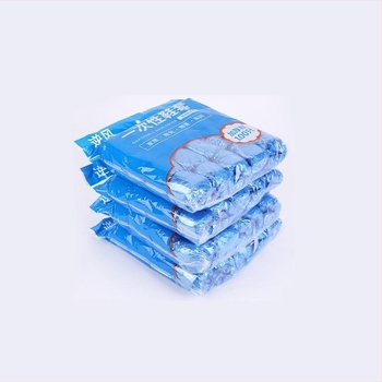 Coveruri de încălțăminte din plastic PE, de unică folosință, grosime medie, protecție împotriva prafului, pentru atelier și casă