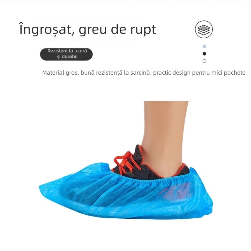 Coveruri de încălțăminte de unică folosință pentru uz casnic, universal, din material nețesut, protecție împotriva prafului, utilizare în interior, cutie cu 5000 bucăți, valabilitate 24 de luni