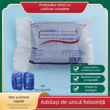 Capace pentru încălțăminte Xianghe - din plastic, antipraf, de unică folosință