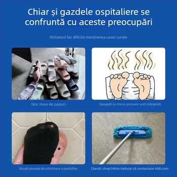 Capace pentru încălțăminte Xianghe - din plastic, antipraf, de unică folosință