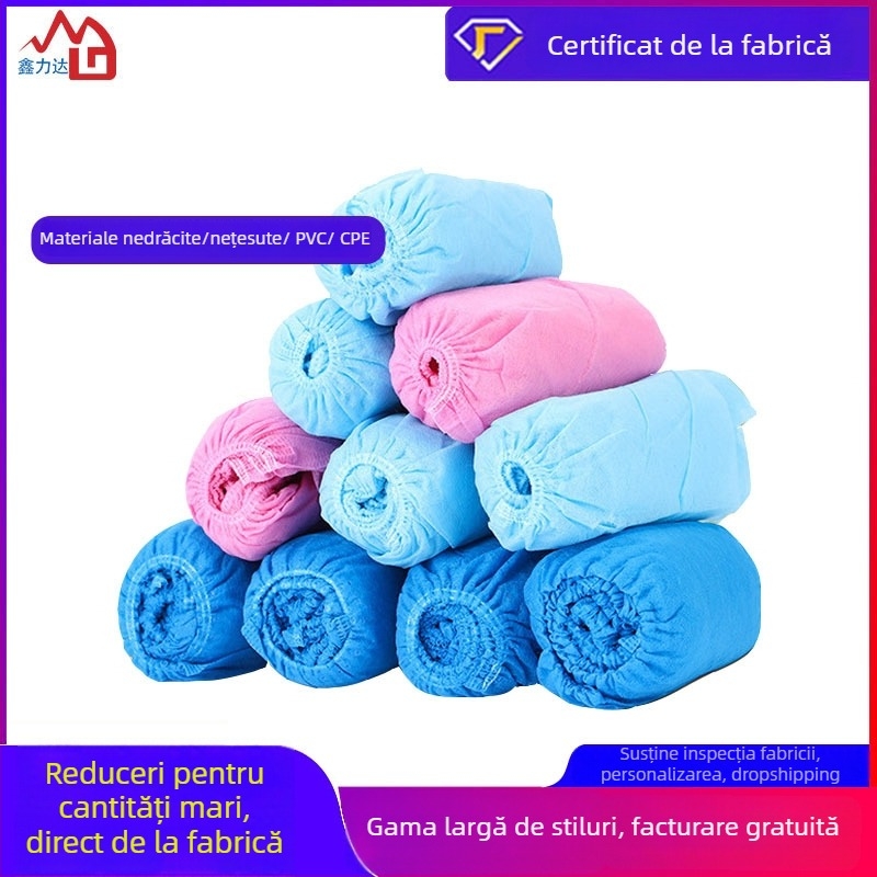 Xinlida Dongguan protecție pentru încălțăminte de interior, de unică folosință, din material nețesut gros, protecție împotriva prafului