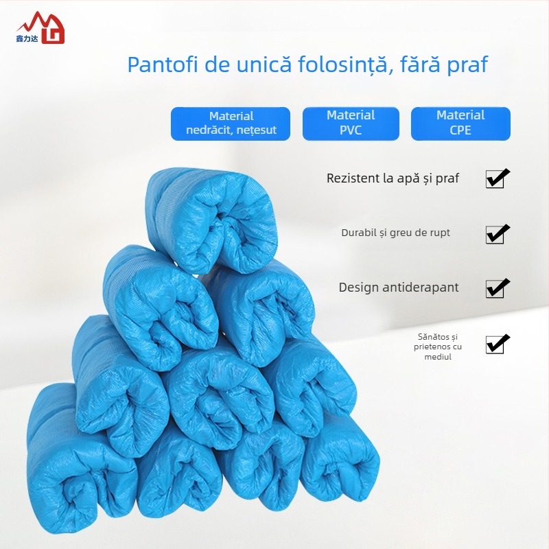 Xinlida Dongguan protecție pentru încălțăminte de interior, de unică folosință, din material nețesut gros, protecție împotriva prafului
