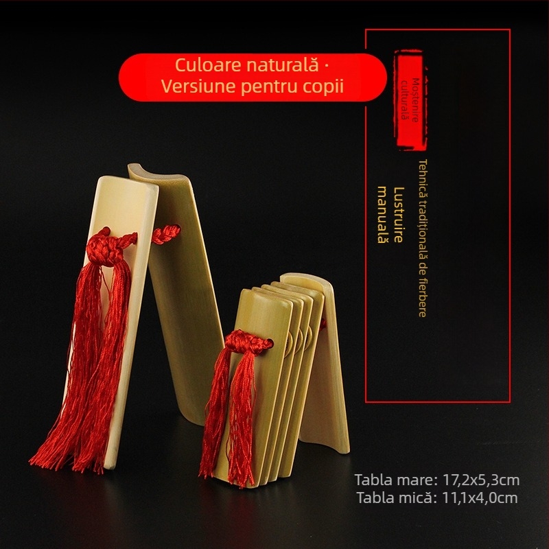 Qingge Allegro Placă de bambus pentru scenă – Instrument muzical, Material: bambus, Ambalaj: cutie, Model: Allegro