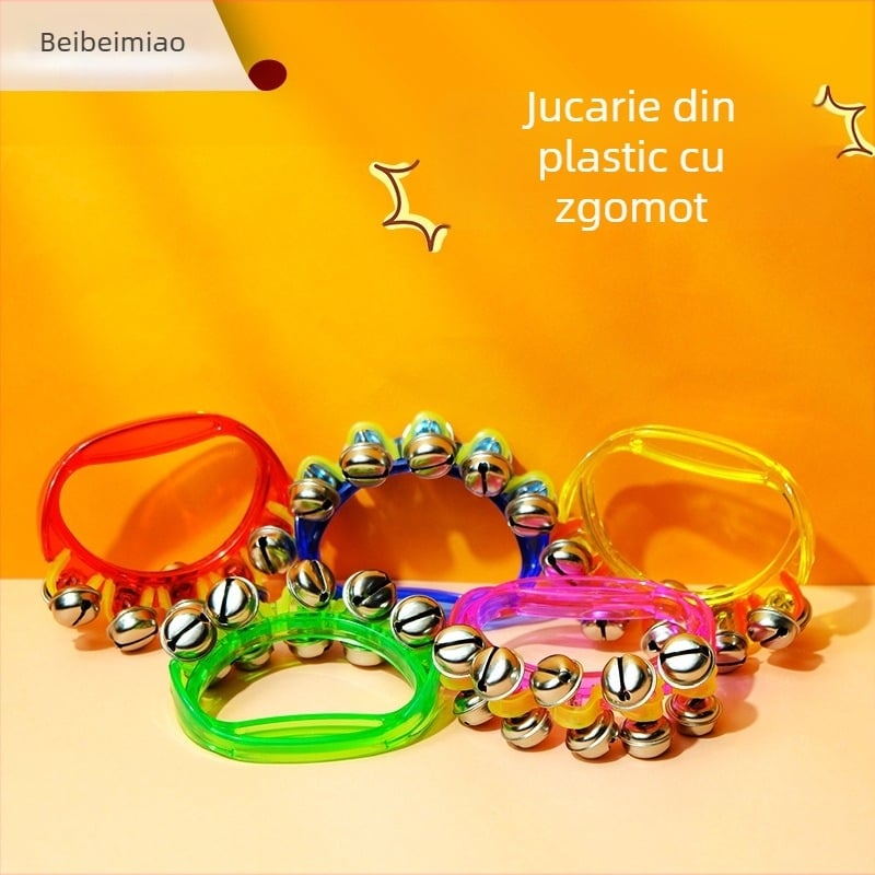 Beibeimiao zornăitoare pentru copii — clopoțel de mână semicircular, instrument educațional Orff, ambalaj Opp bag, Origine: Yanshi, Henan