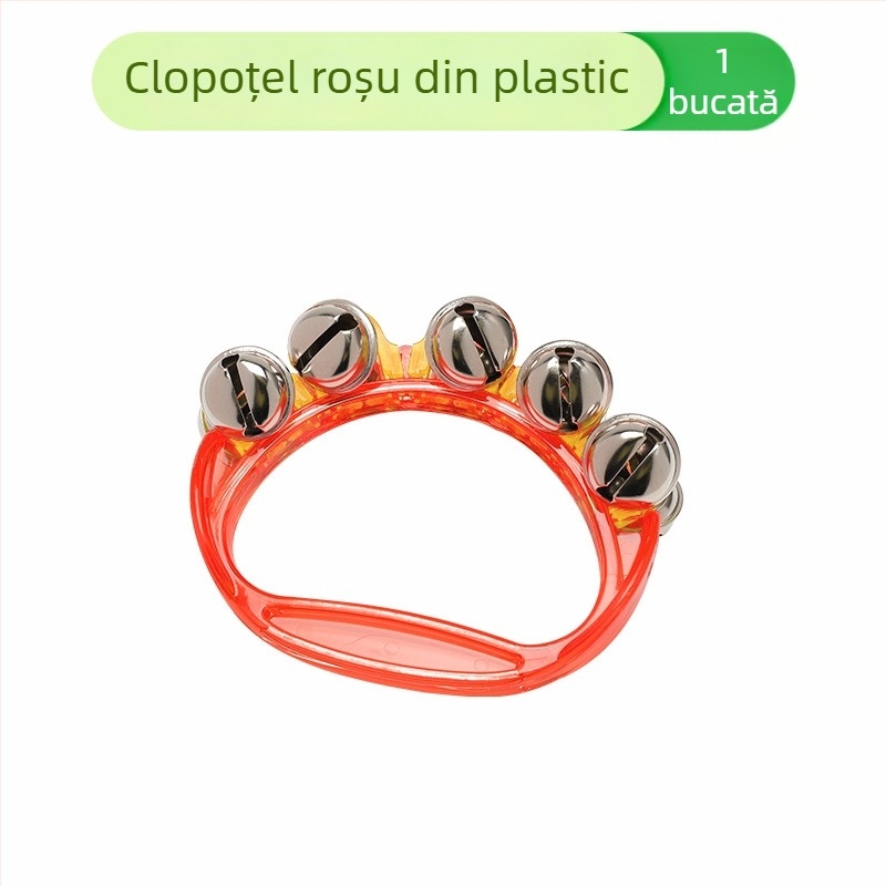 Beibeimiao zornăitoare pentru copii — clopoțel de mână semicircular, instrument educațional Orff, ambalaj Opp bag, Origine: Yanshi, Henan
