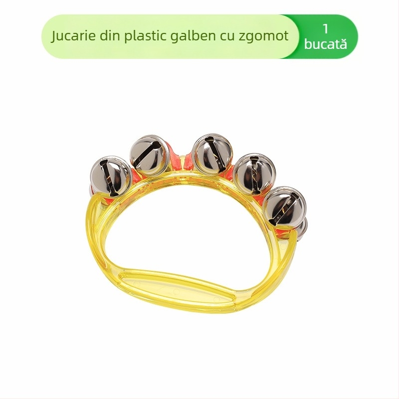 Beibeimiao zornăitoare pentru copii — clopoțel de mână semicircular, instrument educațional Orff, ambalaj Opp bag, Origine: Yanshi, Henan
