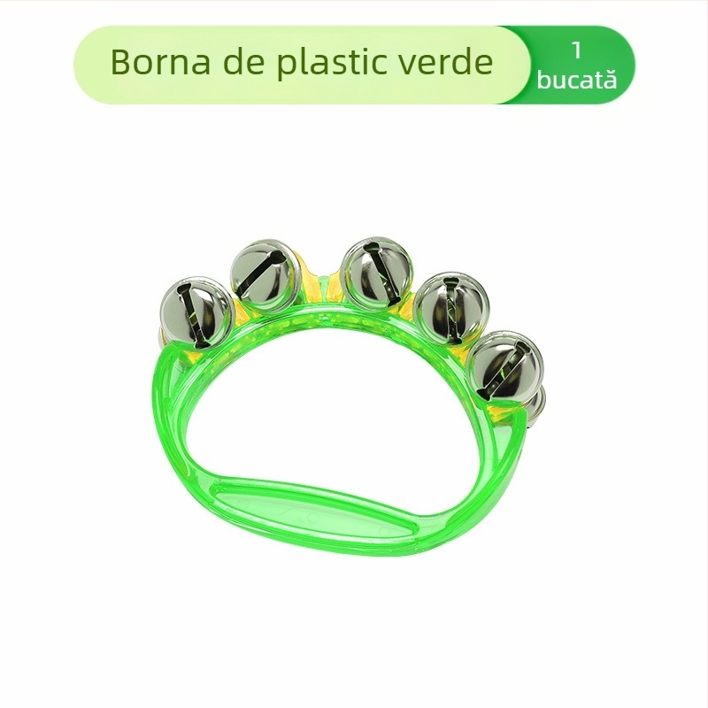 Beibeimiao zornăitoare pentru copii — clopoțel de mână semicircular, instrument educațional Orff, ambalaj Opp bag, Origine: Yanshi, Henan