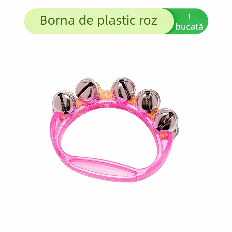 Beibeimiao zornăitoare pentru copii — clopoțel de mână semicircular, instrument educațional Orff, ambalaj Opp bag, Origine: Yanshi, Henan