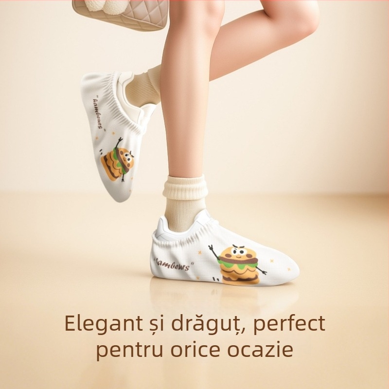 Protecții pentru pantofi de unică folosință, cu dublu strat, antialunecare, rezistente la uzură, din materiale nețesute, pentru interior