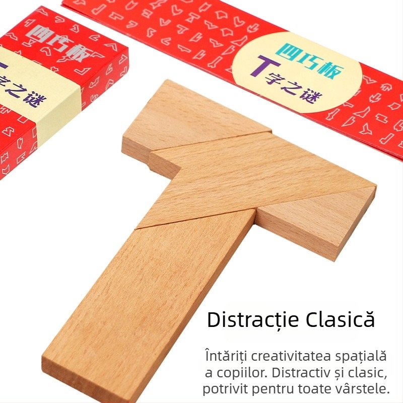 Jucărie-puzzle din lemn Magnolia, categorie panou plat, vârsta 7–14 ani