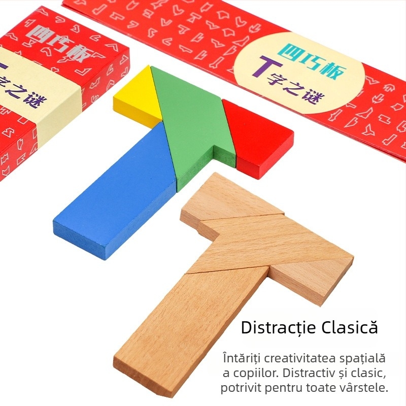 Jucărie-puzzle din lemn Magnolia, categorie panou plat, vârsta 7–14 ani