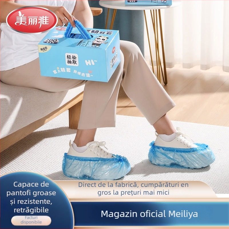 Huse de încălțăminte din plastic, detașabile, groase și durabile