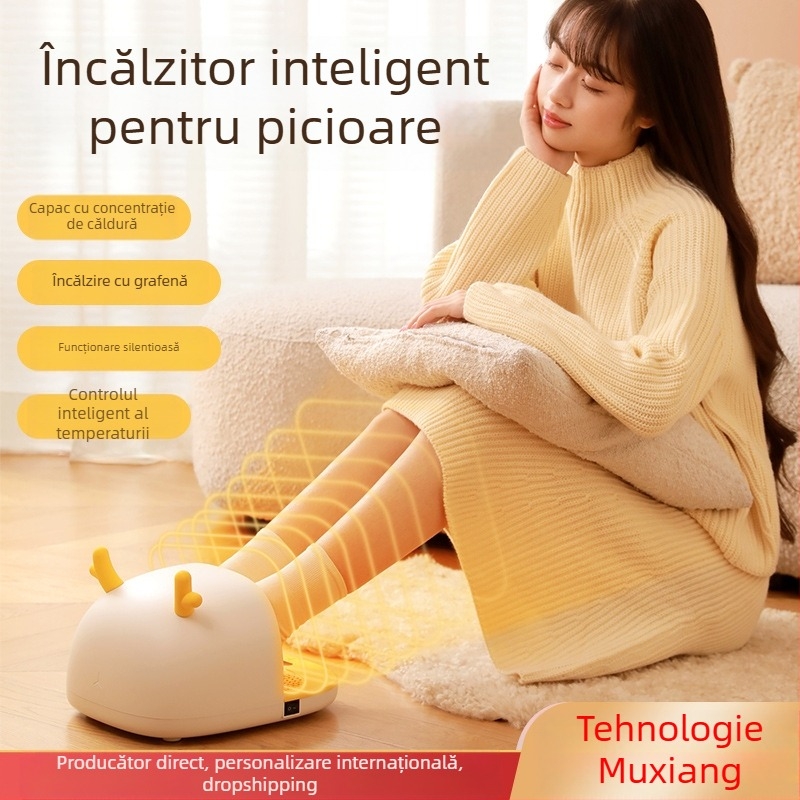 Încălzitor de picioare M42, 45W, 220V AC, Plug-in, Funcționare mecanică, Încălzire sub birou