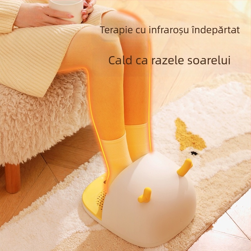 Încălzitor de picioare M42, 45W, 220V AC, Plug-in, Funcționare mecanică, Încălzire sub birou