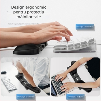 Padă pentru încheietura mâinii pentru mouse, ABS plastic, impermeabilă, pentru birou, personalizare disponibilă, marcă privată autorizată