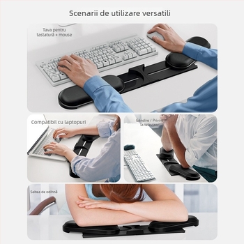 Padă pentru încheietura mâinii pentru mouse, ABS plastic, impermeabilă, pentru birou, personalizare disponibilă, marcă privată autorizată