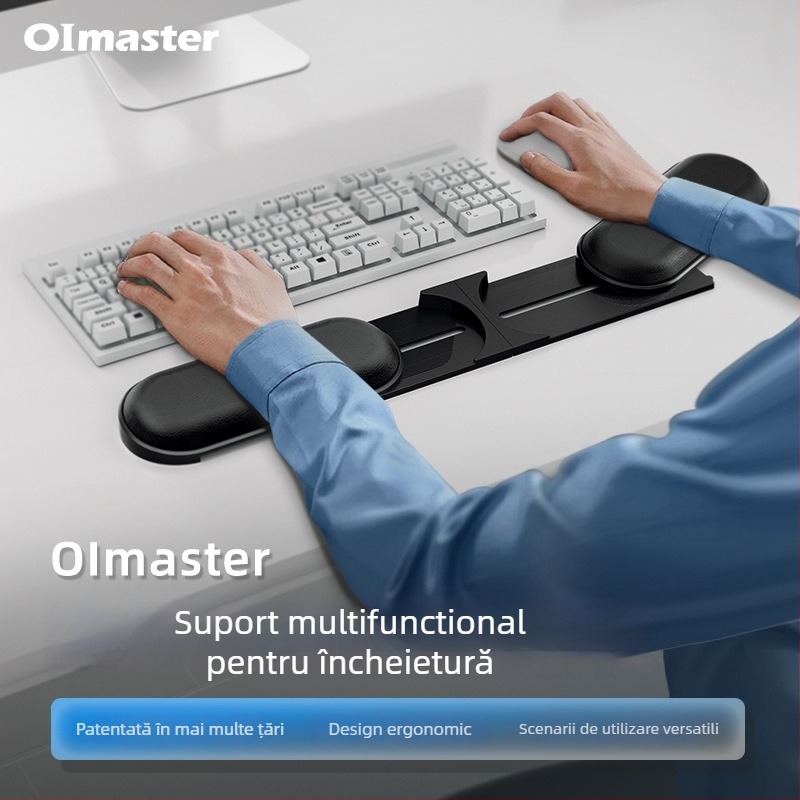 Padă pentru încheietura mâinii pentru mouse, ABS plastic, impermeabilă, pentru birou, personalizare disponibilă, marcă privată autorizată