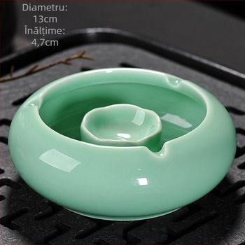 Scrumieră ceramică, fără capac, rezistentă la vânt, pentru living și dormitor, cu posibilitate de logo personalizat