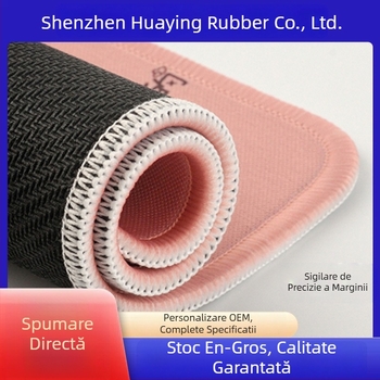 Padă de mouse cu suport pentru încheietură, cauciuc natural, o singură față, anti-alunecare, transfer termic, imprimare logo disponibil