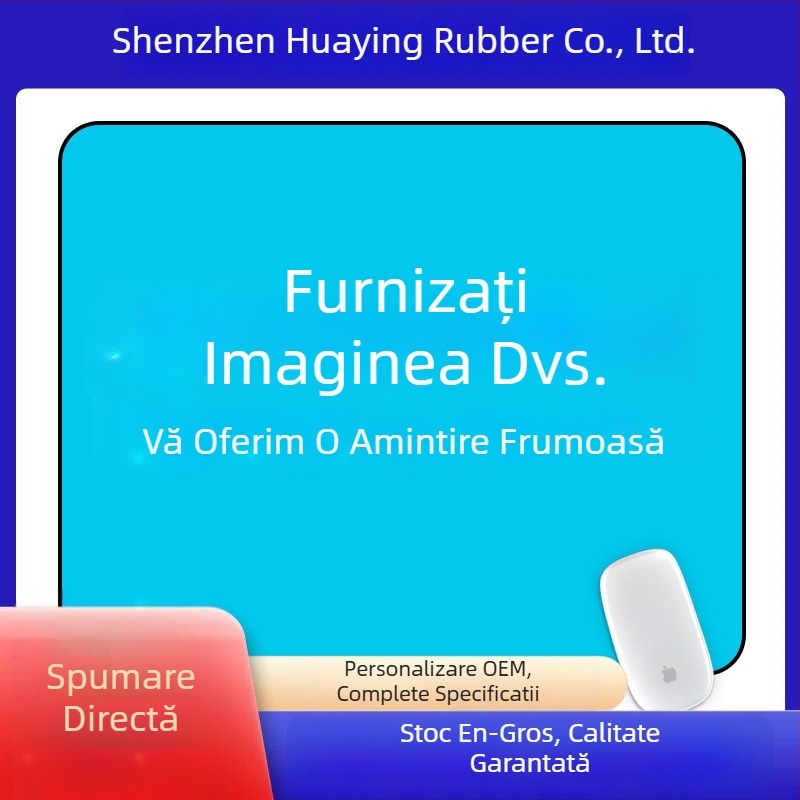 Padă de mouse cu suport pentru încheietură, cauciuc natural, o singură față, anti-alunecare, transfer termic, imprimare logo disponibil