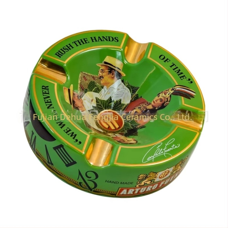 Cenușar de țigară din ceramică, piesă de colecție, imprimare logo disponibilă, pachet de 36 bucăți, potrivit ca dar