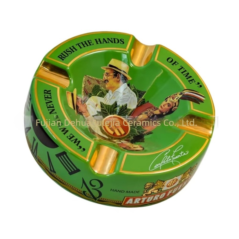 Cenușar de țigară din ceramică, piesă de colecție, imprimare logo disponibilă, pachet de 36 bucăți, potrivit ca dar