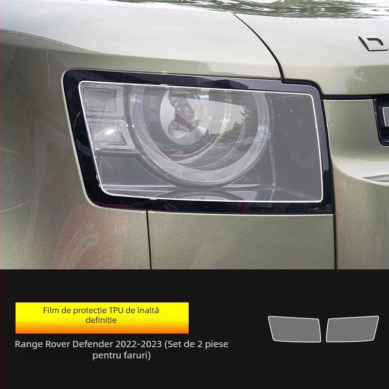 Folie de protecție pentru navigație și afișajul de instrumente al Land Rover Defender, folie temperată, protecție interioară
