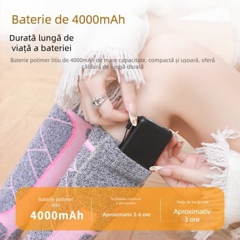 Șosete încălzite reîncărcabile USB, încălzire electrică pentru ciclism în aer liber și schi, șosete lungi termice pentru bărbați și femei
