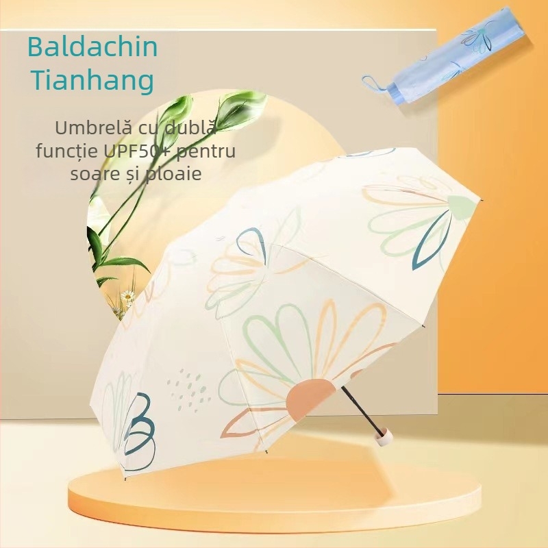 Umbrelă publicitară cu 8 nervuri din oțel, acoperire din vinil 190T, tijă din oțel, mâner din plastic, deschidere și închidere manuală