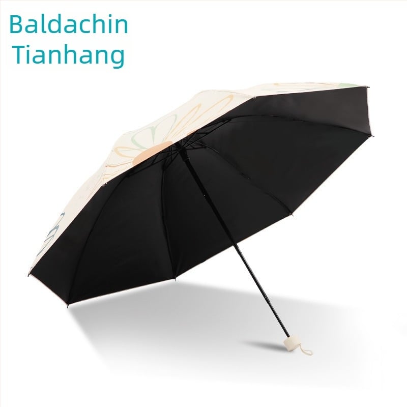 Umbrelă publicitară cu 8 nervuri din oțel, acoperire din vinil 190T, tijă din oțel, mâner din plastic, deschidere și închidere manuală