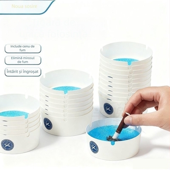 Vas de cenușă din rășină, model B5929, brand Semi-Evening Flower City, cutie cu 40 buc., exclusiv export