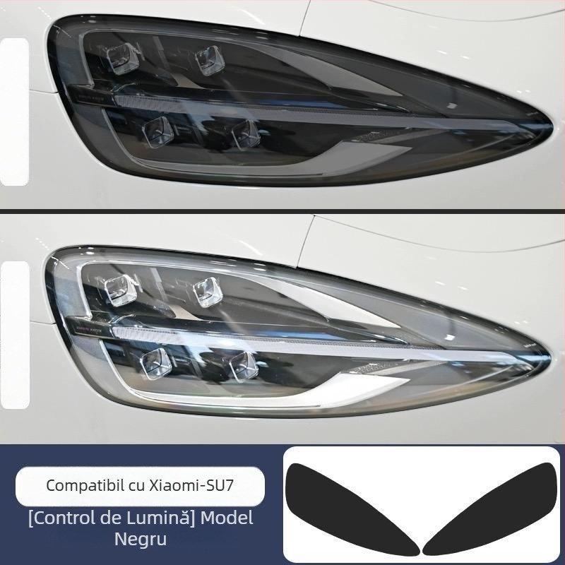 Film TPU pentru faruri și lumini spate pentru Xiaomi SU7-Ultre, cu schimbare de culoare controlată de lumină