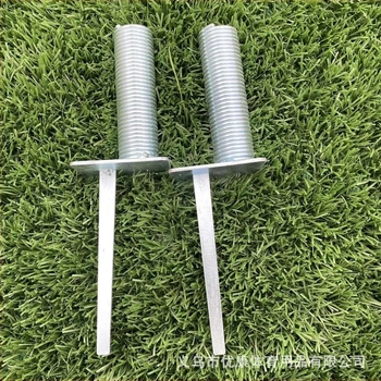 Știft de teren din oțel, cu arc, pentru țevi de steaguri de fotbal și steaguri de colț – Youkang, accesorii de antrenament, antiderapant