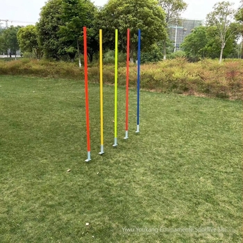 Știft de teren din oțel, cu arc, pentru țevi de steaguri de fotbal și steaguri de colț – Youkang, accesorii de antrenament, antiderapant