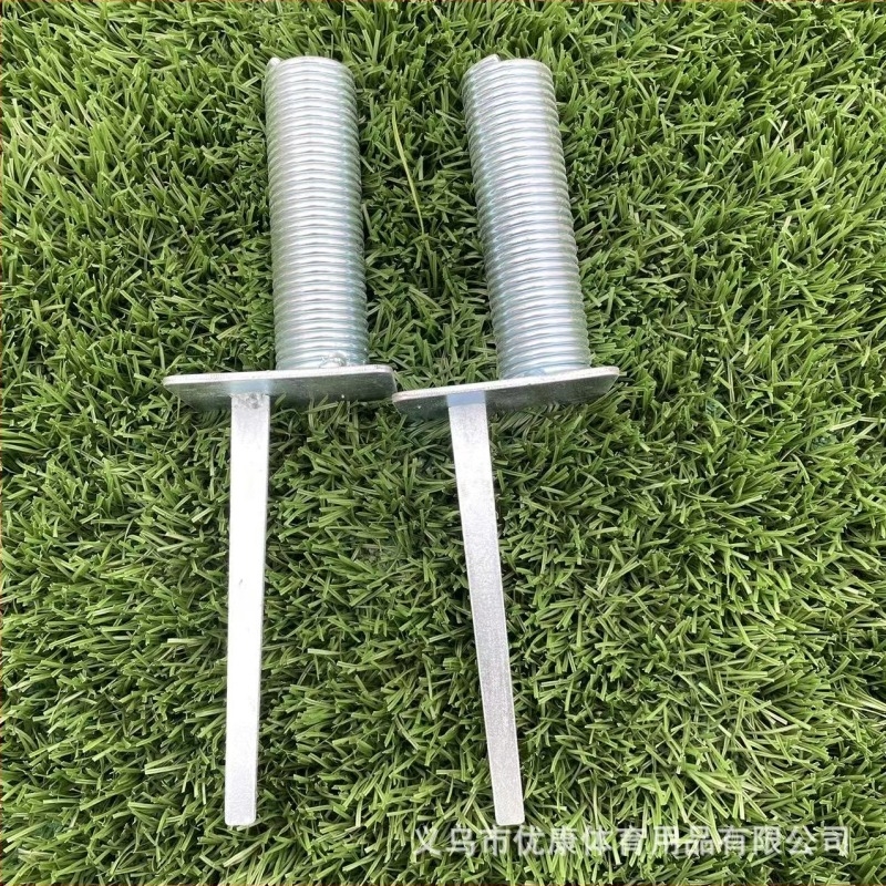 Știft de teren din oțel, cu arc, pentru țevi de steaguri de fotbal și steaguri de colț – Youkang, accesorii de antrenament, antiderapant