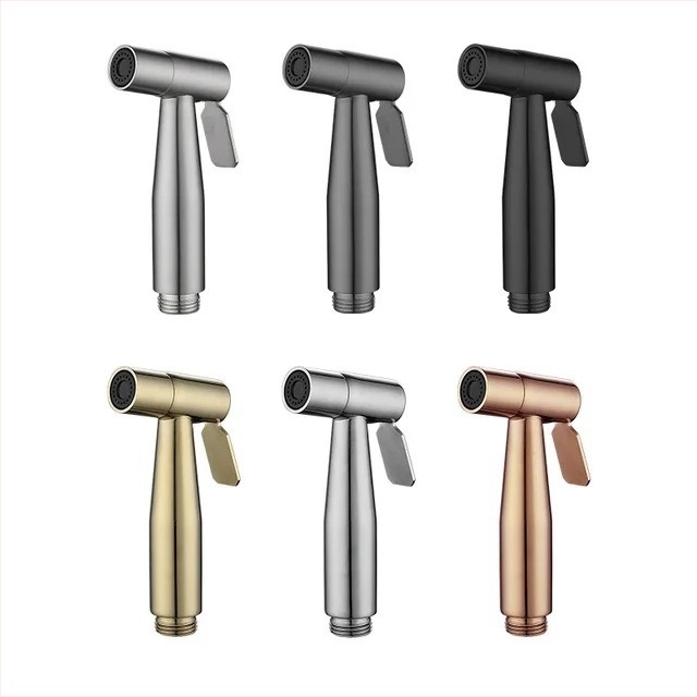 Duș de toaletă montat pe perete DHQ0175, oțel inoxidabil, presiune 0.6 MPa, diametru interior 20 mm, accesorii baie