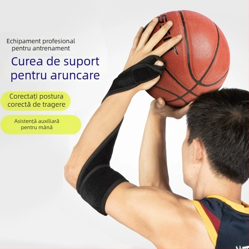 Bandă de antrenament pentru aruncări la baschet, corecția poziției mâinii, Gaia Sports; Material: Diving Material + okcloth; Procesare personalizată; Logo imprimat