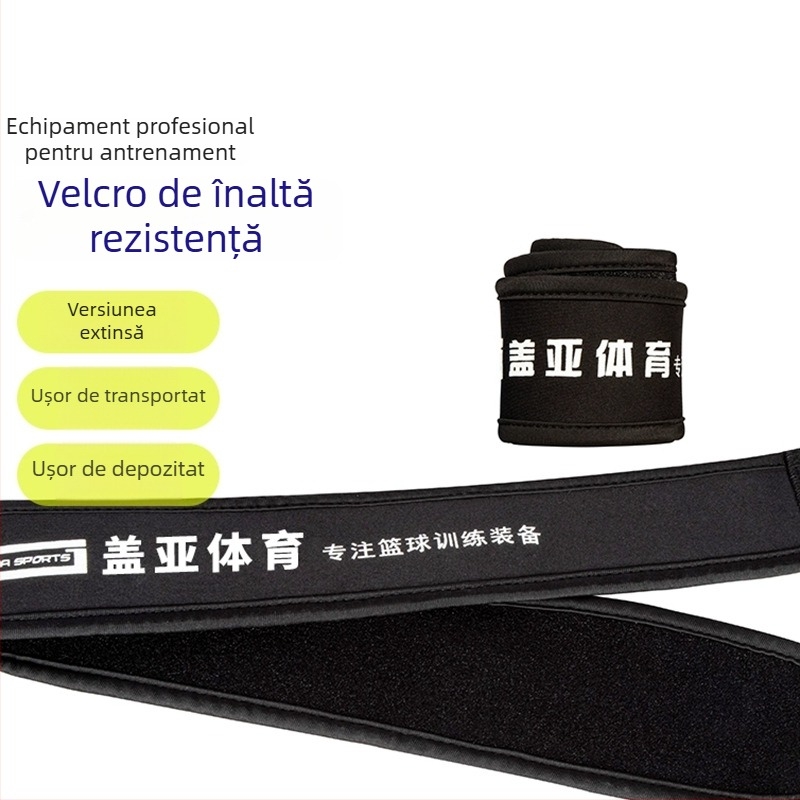 Bandă de antrenament pentru aruncări la baschet, corecția poziției mâinii, Gaia Sports; Material: Diving Material + okcloth; Procesare personalizată; Logo imprimat