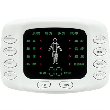 Masaj meridian cu două ieșiri, ecran, alimentare USB, pentru talie, șolduri, picioare, spate și tălpi, model XTK-018