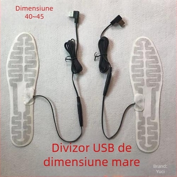Placă de încălzire pentru talpă, unisex, pentru papuci — USB 5V, grafen și film de carbon