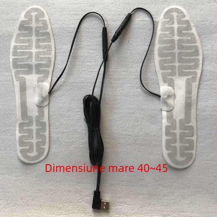 Placă de încălzire pentru talpă, unisex, pentru papuci — USB 5V, grafen și film de carbon