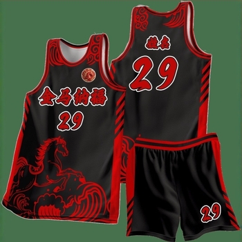 Set de tricouri baschet unisex cu imprimare personalizată; țesătură predominant poliester și căptușeală din amestec de bumbac; potrivit pentru primăvară, vară și toamnă