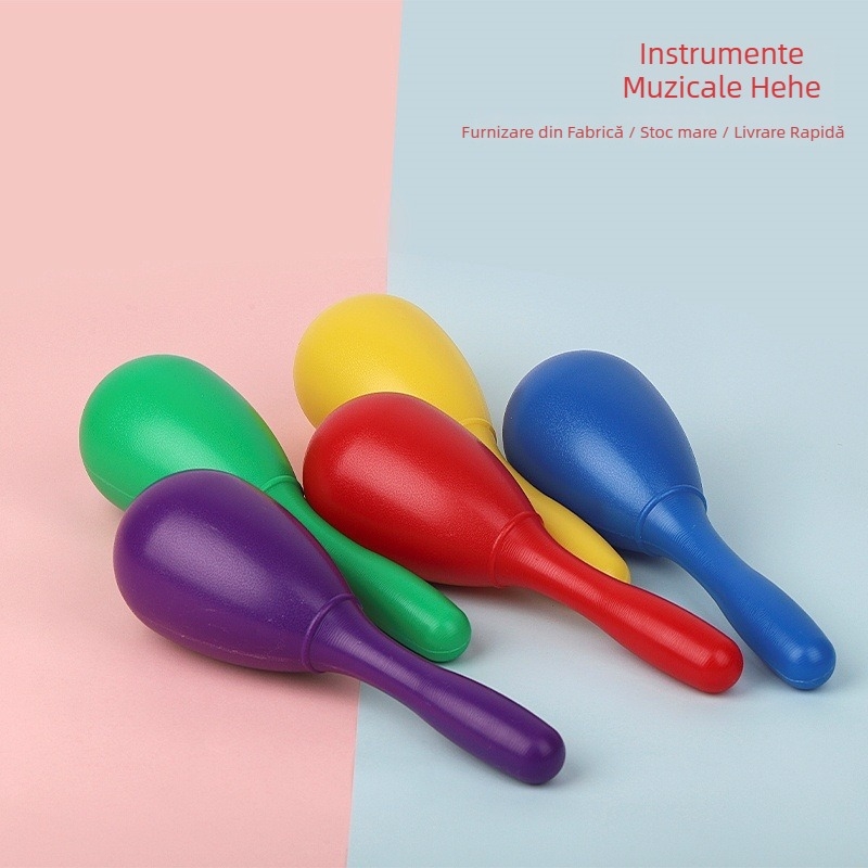 Ciocan de nisip oval pentru muzică Orff — acompaniament pentru scenă pentru copii, plastic, antrenament senzorial