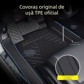 Covorașe de podea auto TPE cu acoperire totală pentru Xpeng P7, G6, G7, G9 și Mona+M03, potrivire pentru cinci locuri, personalizabile, fără logo