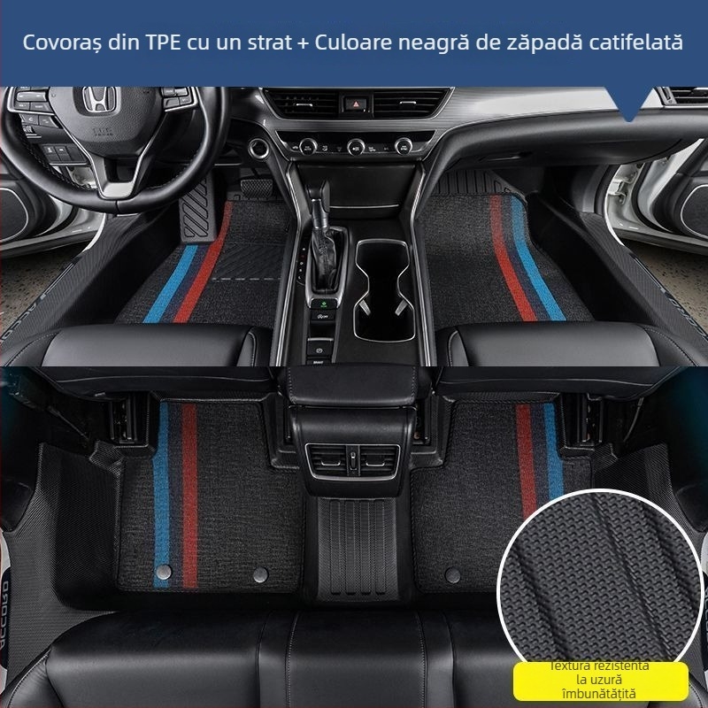 Covorașe de podea auto TPE cu acoperire totală pentru Xpeng P7, G6, G7, G9 și Mona+M03, potrivire pentru cinci locuri, personalizabile, fără logo