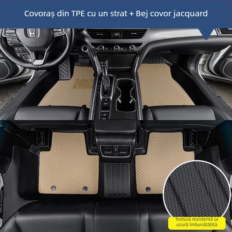 Covorașe de podea auto TPE cu acoperire totală pentru Xpeng P7, G6, G7, G9 și Mona+M03, potrivire pentru cinci locuri, personalizabile, fără logo