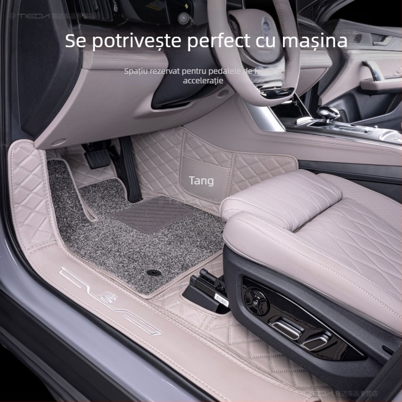 Covorașe pentru podea BYD Tang DMI 7 locuri hibrid EV, covor superior înconjurător, logo tipărit, fără personalizare